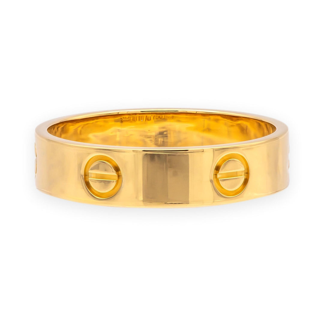 Cartier Love ring Men's 5.5mm 18K Yellow Gold Classic Model size 67 US 12