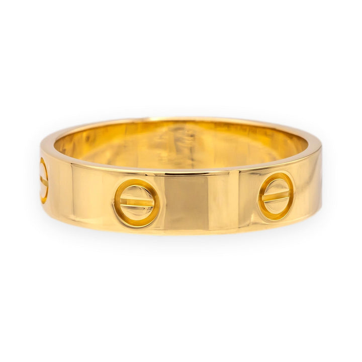 Cartier Love ring Men's 5.5mm 18K Yellow Gold Classic Model size 67 US 12