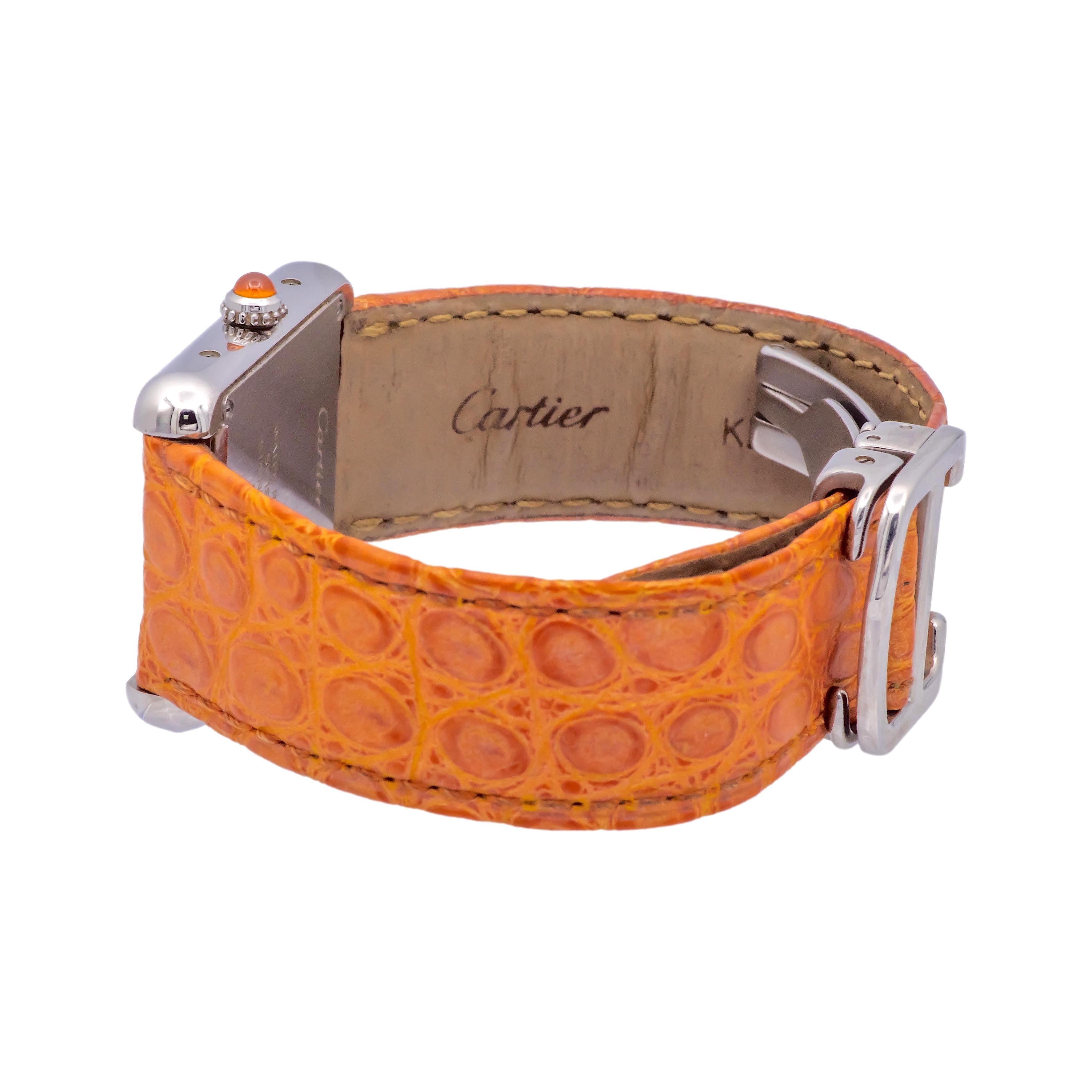 Pre-Owned CARTIER Orange Tank Solo Quartz Watch 2716 – The Diamond Oak
