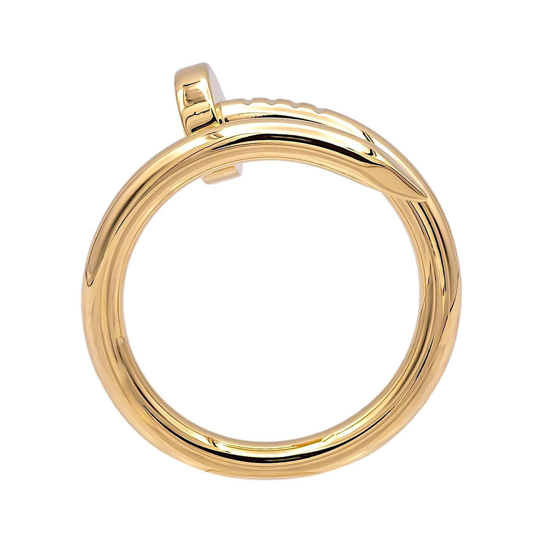 Cartier Juste Un Clou 18K Yellow Gold Ring Size 57 EU (8 US)