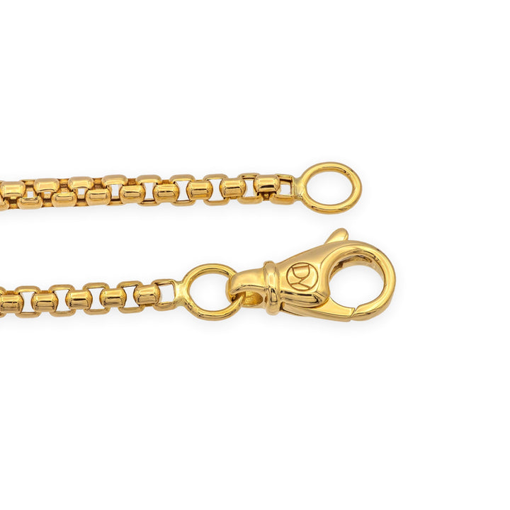 David Yurman 18K Yellow Gold 2.7mm Box Chain Necklace  24"