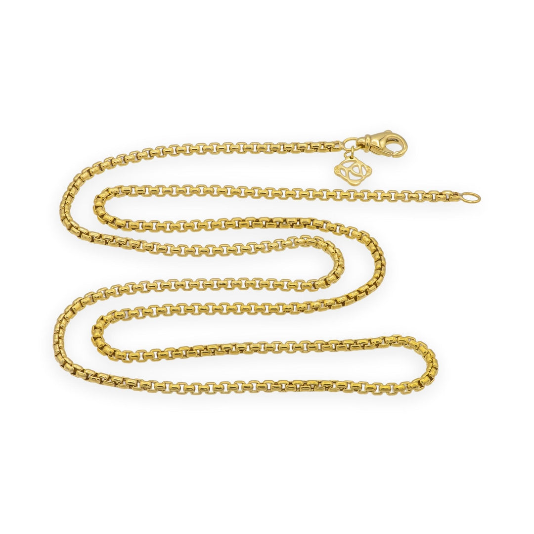 David Yurman 24" 2.7mm 18K Yellow Gold 16.9 g Box Chain Necklace