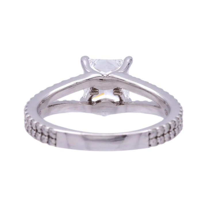 Forevermark Devotion Grace 1.52 Ct EVVS2 Princess Cut Diamond Ring in 18K GIA