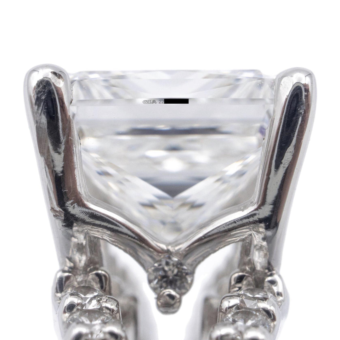Forevermark Devotion Grace 1.52 Ct EVVS2 Princess Cut Diamond Ring in 18K GIA