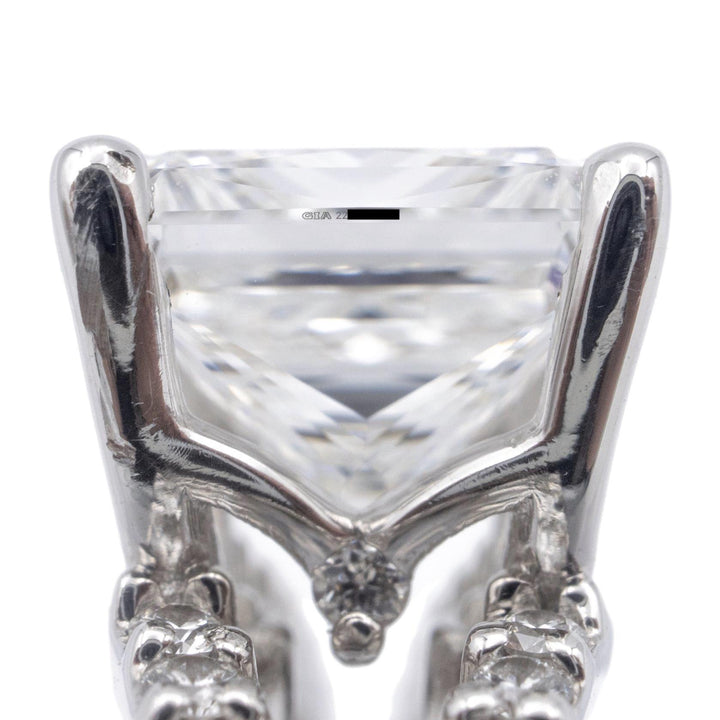 Forevermark Devotion Grace 1.52 Ct EVVS2 Princess Cut Diamond Ring in 18K GIA