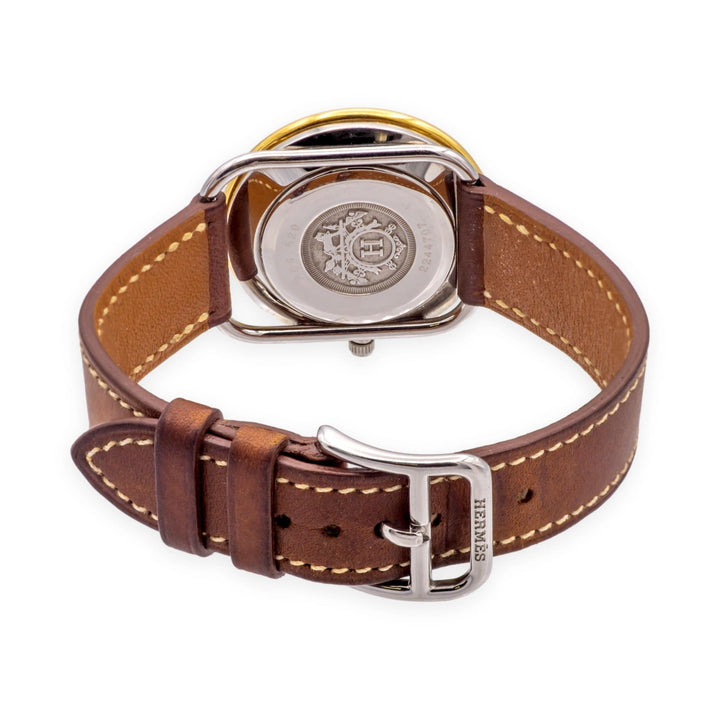 Hermès Arceau Vintage Ladies Quartz Watch Ref. AR4.520, Two-Tone Circa 1994