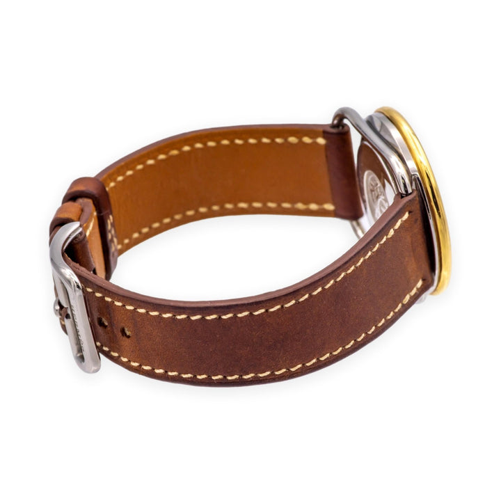 Hermès Arceau Vintage Ladies Quartz Watch Ref. AR4.520, Two-Tone Circa 1994
