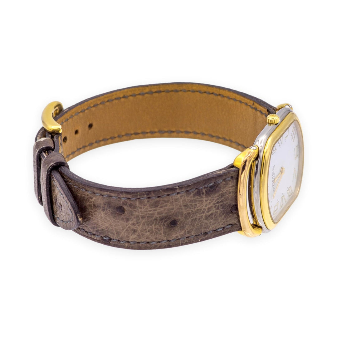 Hermès Rallye Vintage Ladies Quartz Watch RA1.220 Two-Tone 25mm Circa 1990