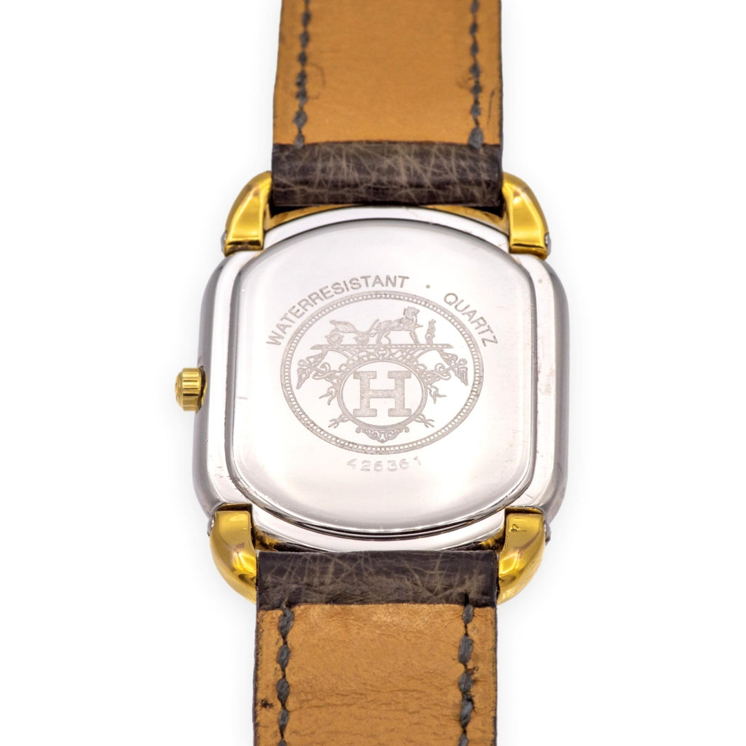 Hermès Rallye Vintage Ladies Quartz Watch RA1.220 Two-Tone 25mm Circa 1990