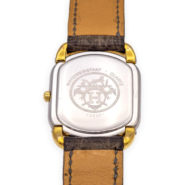 Hermès Rallye Vintage Ladies Quartz Watch RA1.220 Two-Tone 25mm Circa 1990
