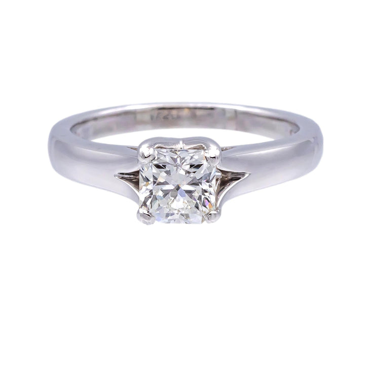 Hearts on Fire Platinum Dream Cut Diamond Engagement Ring 0.76 ct. H VS2 GIA