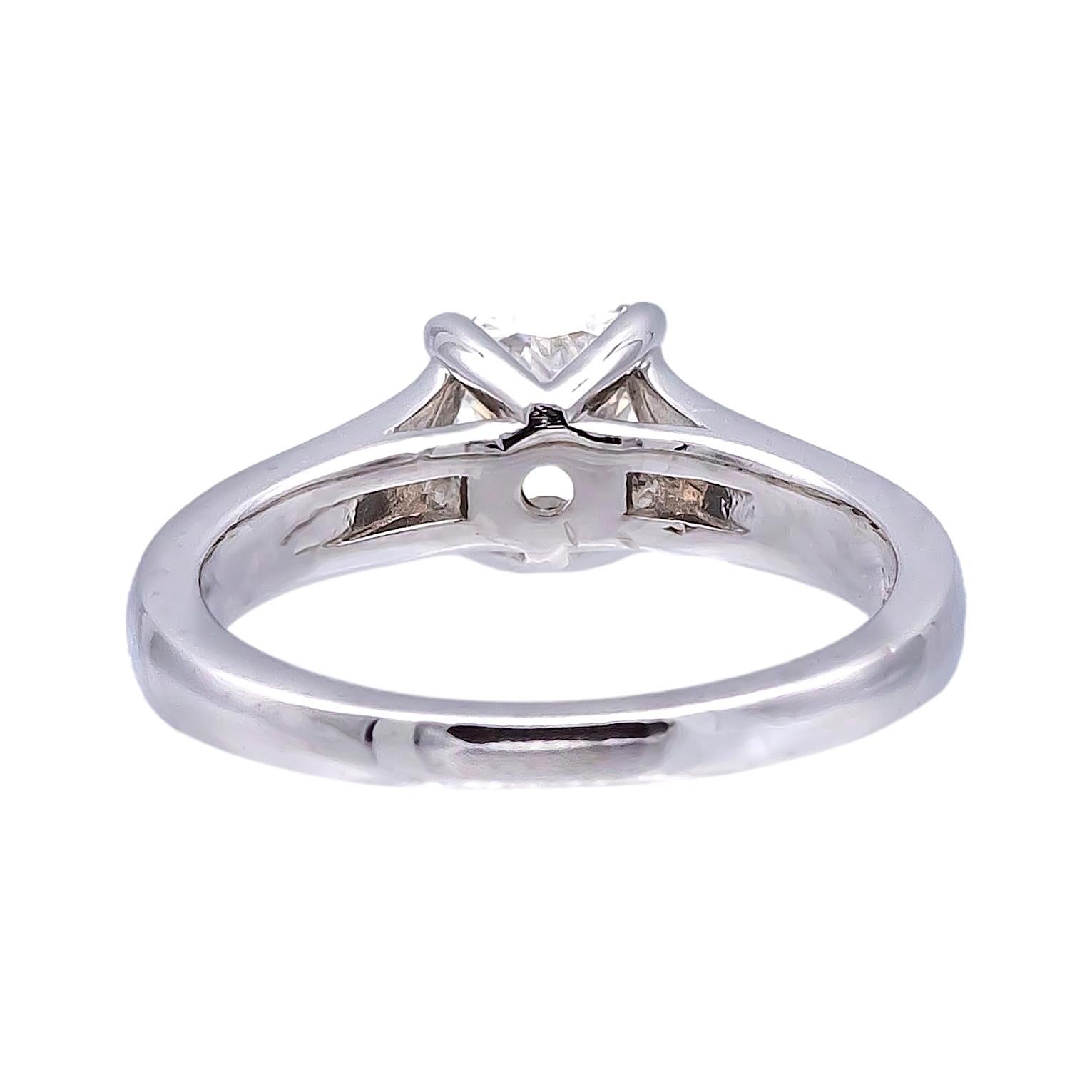 Order Hearts on Fire Platinum Dream Cut Diamond Engagement Ring 0.76 ct. H VS2 GIA Online The Diamond Oak