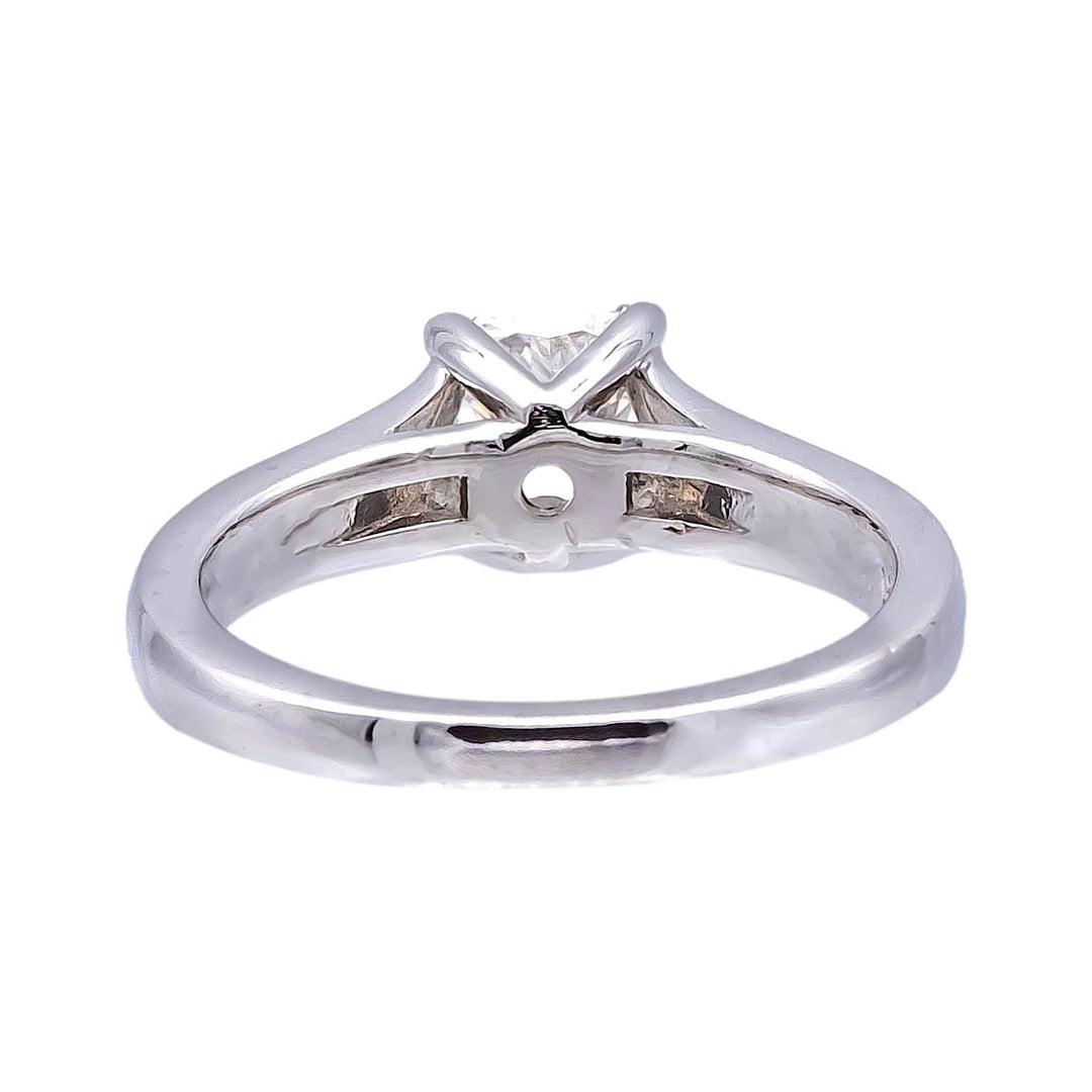 Hearts on Fire Platinum Dream Cut Diamond Engagement Ring 0.76 ct. H VS2 GIA