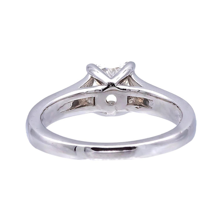 Hearts on Fire Platinum Dream Cut Diamond Engagement Ring 0.76 ct. H VS2 GIA