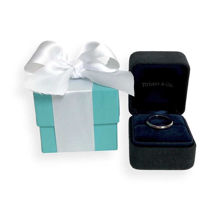 Tiffany & Co. Forever Platinum 3.0 mm Comfort Fit Wedding Band Ring Size 5.5
