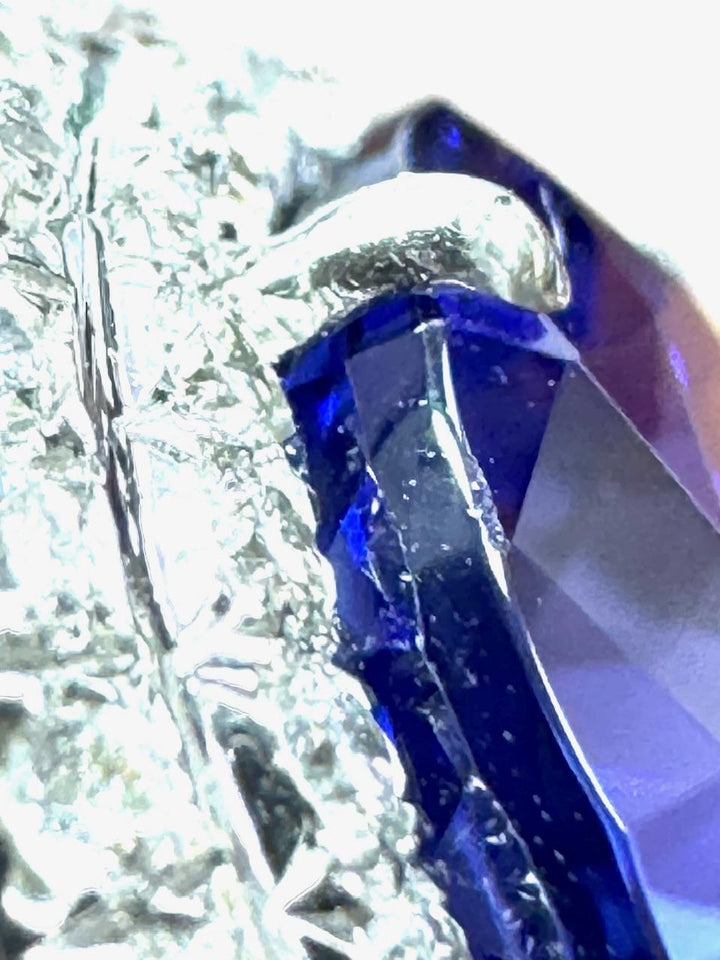 Tiffany & Co. Platinum Double Soleste Round Shape 3ct Tanzanite Diamond Ring