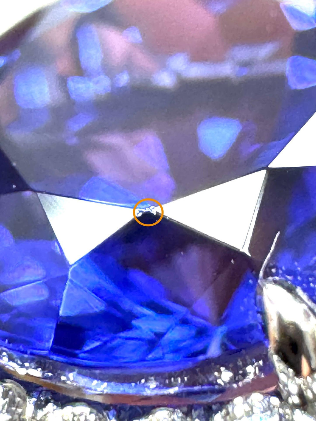 Tiffany & Co. Platinum Double Soleste Round Shape 3ct Tanzanite Diamond Ring