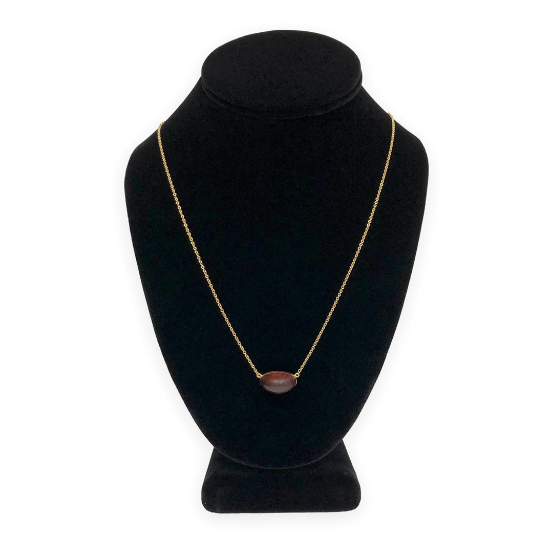 Tiffany & Co Elsa Peretti Rare Vintage Amber Pendant Necklace 18K Ylw Gold 24"