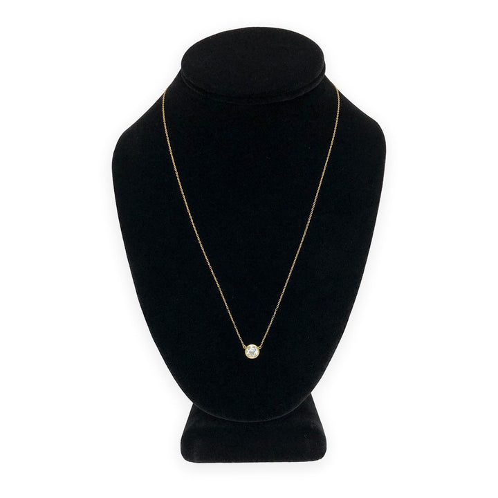 Vintage Tiffany & Co Elsa Peretti Diamond by the Yard 18K Necklace .90ct 1980's
