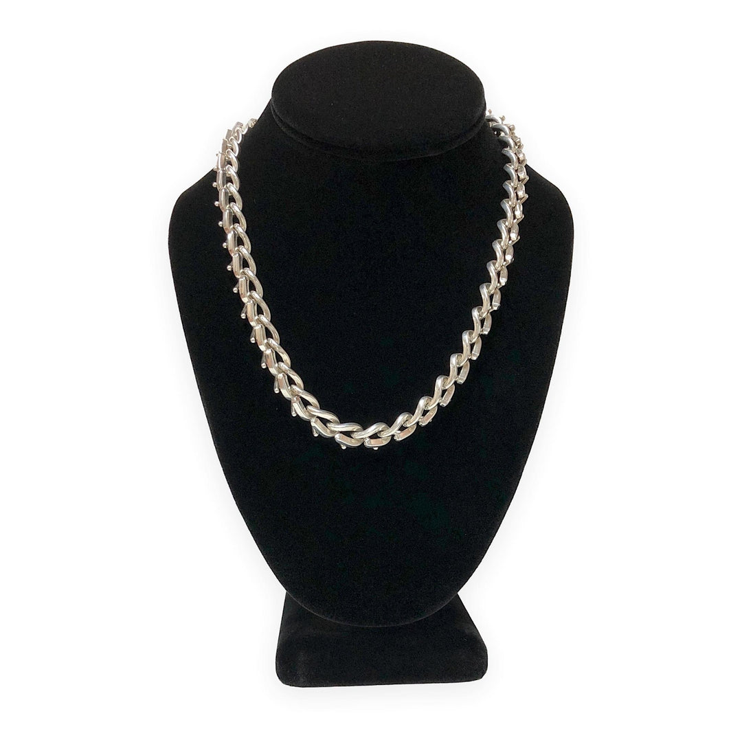 Tiffany & Co. Forge Medium Link Sterling Silver Necklace 18"