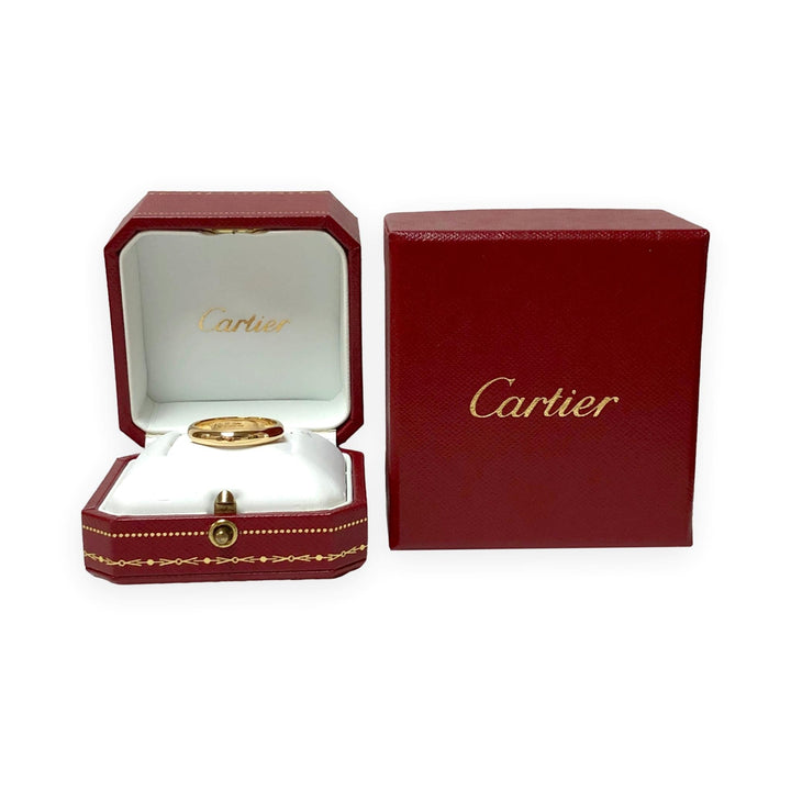 Vintage Cartier Men's 18K Yellow Wedding Band Ring 4mm Size 63 US 10.5 Ca. 1997