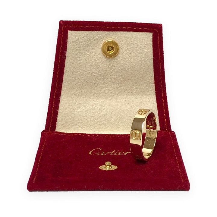 Cartier Love ring Men's 5.5mm 18K Yellow Gold Classic Model size 67 US 12