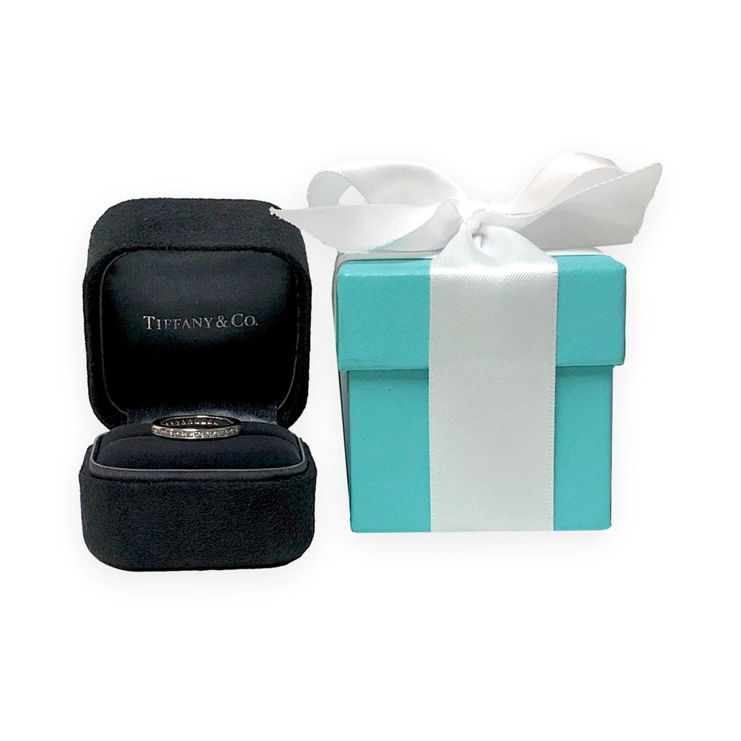 Tiffany & Co. Plat Full Circle 2.6mm Channel-Set Diamond Eternity Band Ring 5.25
