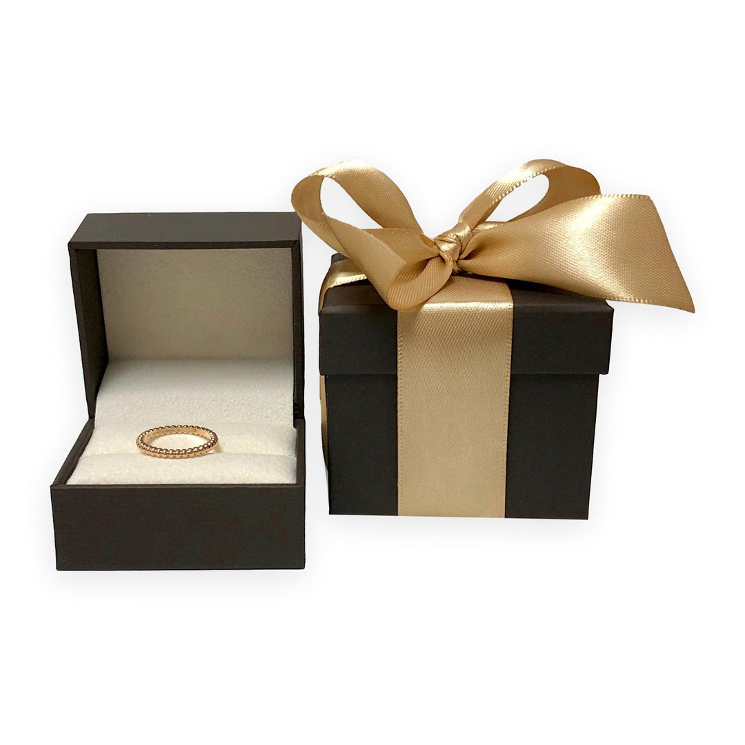 Van Cleef & Arpels Perlée Pearls of Gold 18K Rose Gold Band Ring Small Size 6