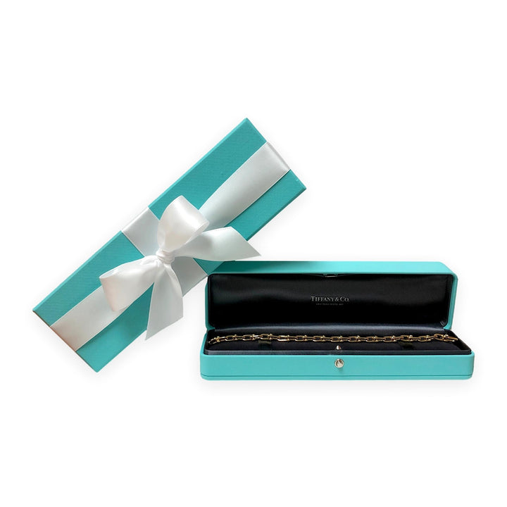 Tiffany & Co. HardWear Small Link 18K Yellow Gold Bracelet, 7.75 Inch
