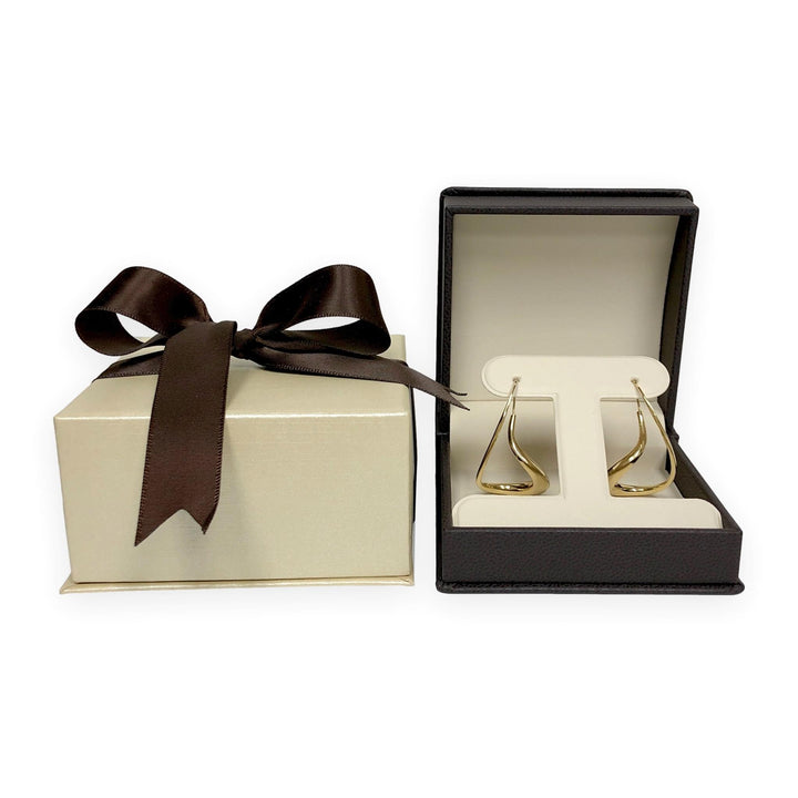 Michael Good 18K Yellow Gold Open Figure 8 Earrings — Medium