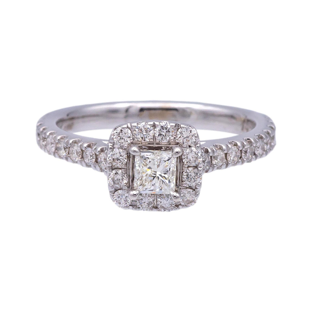 14k White Gold Neil Lane Jewelry Neil Lane Princess-cut Engagement
