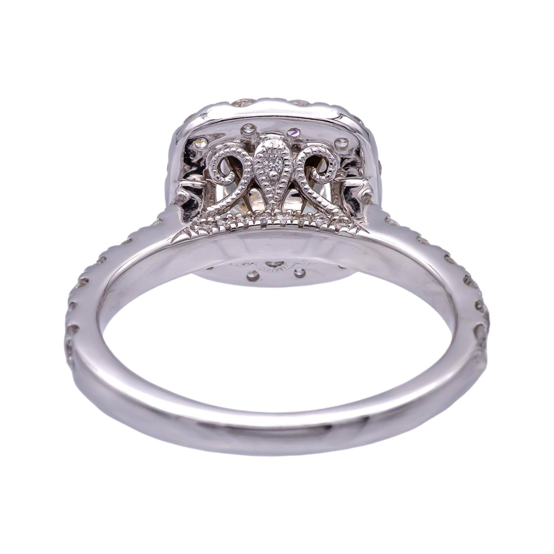 Neil Lane 14K White Gold Cluster 2.13 ct. TW Round Diamond Engagement Ring