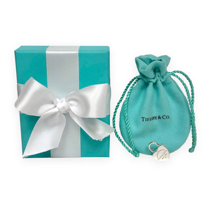 Tiffany & Co. Return to Tiffany Heart Lock Pendant Charm Sterling Silver