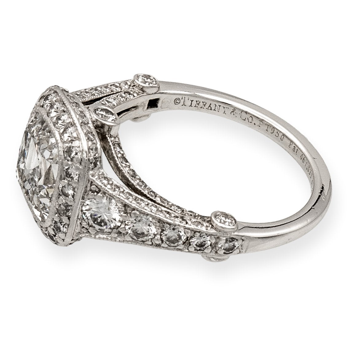 Tiffany & Co. Legacy Diamond Engagement Ring in Platinum H VS1 2 CTW, myGemma, CH