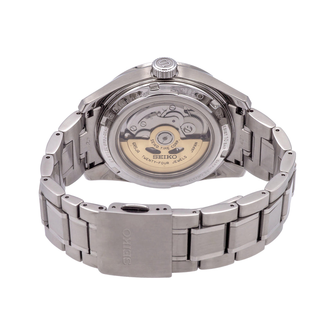 Seiko Presage SPB415 Automatic Watch with Open-Heart Design and Sub-Dial