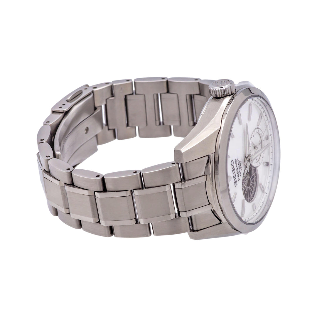 Seiko Presage SPB415 Automatic Watch with Open-Heart Design and Sub-Dial