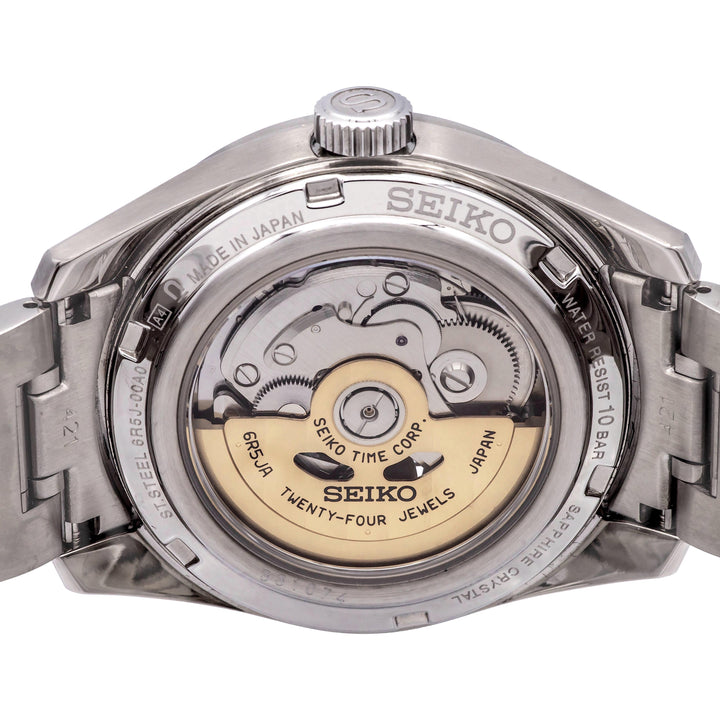 Seiko Presage SPB415 Automatic Watch with Open-Heart Design and Sub-Dial