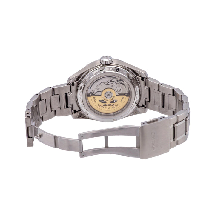 Seiko Presage SPB415 Automatic Watch with Open-Heart Design and Sub-Dial