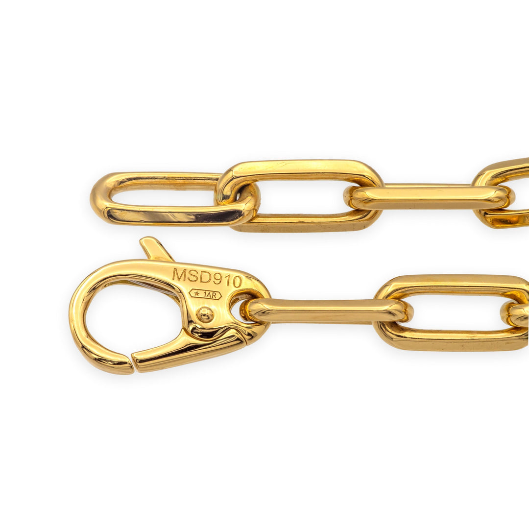 Santos de Cartier 18K Yellow Gold Link Bracelet – 8.5"