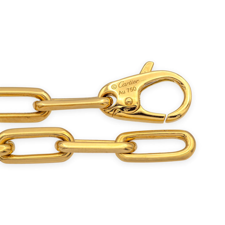 Santos de Cartier 18K Yellow Gold Link Bracelet – 8.5"