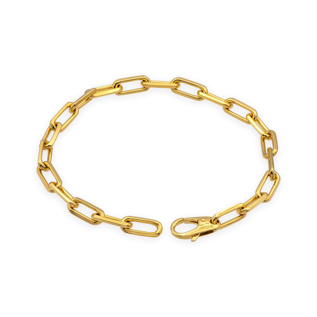 Santos de Cartier 18K Yellow Gold Link Bracelet – 8.5"