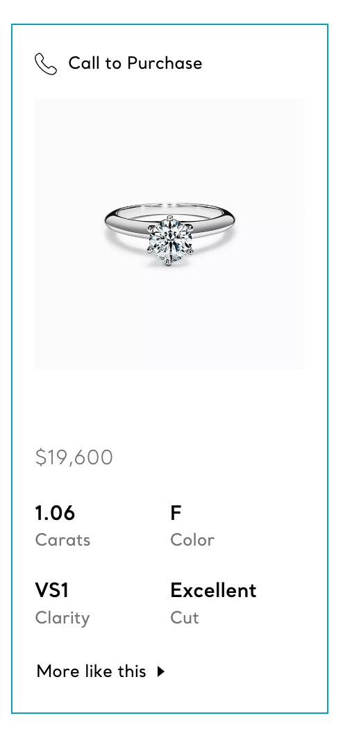 Order Vintage Tiffany and Platinum Solitaire Round Diamond