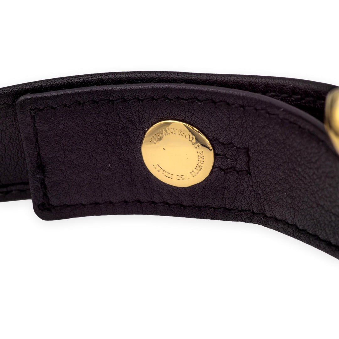 Tiffany & Co. Elsa Peretti Vintage Equestrian Horseshoe 18K Y Gold Buckle Belt