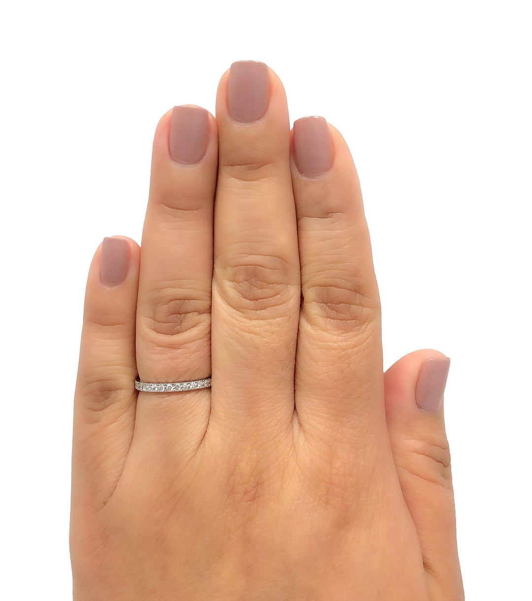 Buy Tiffany Platinum Novo 2mm cts Total Half-Circle