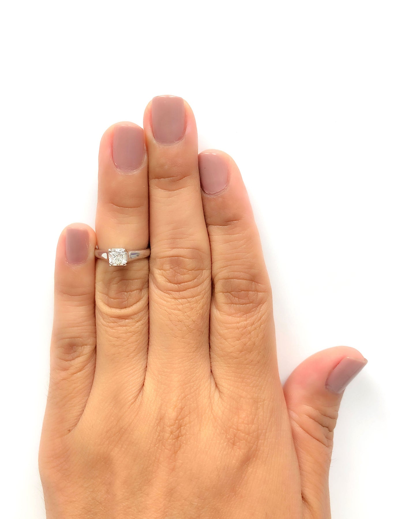Tiffany & Co. Lucida .79 F VVS2 Diamond Engagement Ring Split Shank Sz 6.5, TIFFANY & CO.