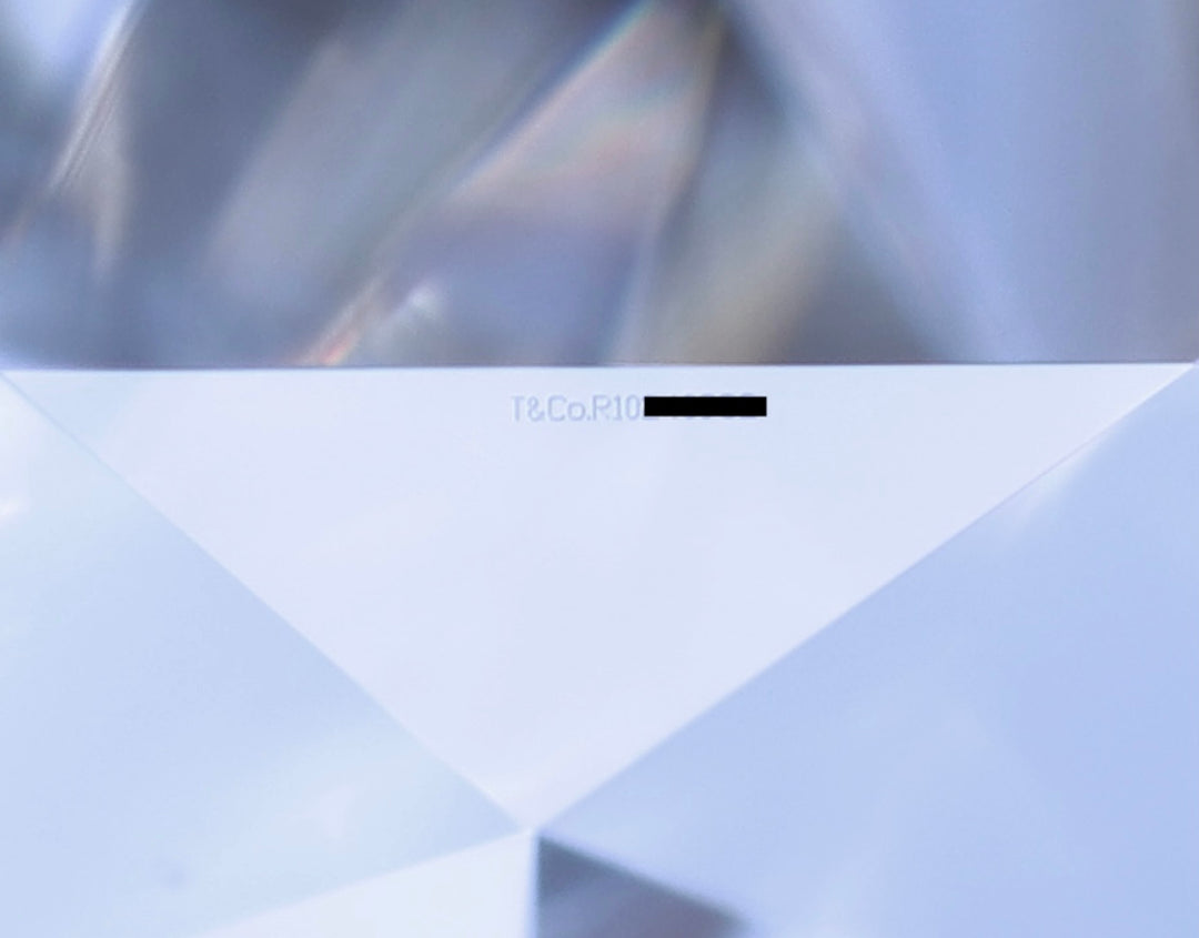 Tiffany & Co. Platinum .95ct E VS2 Oval Diamond Engagement Ring