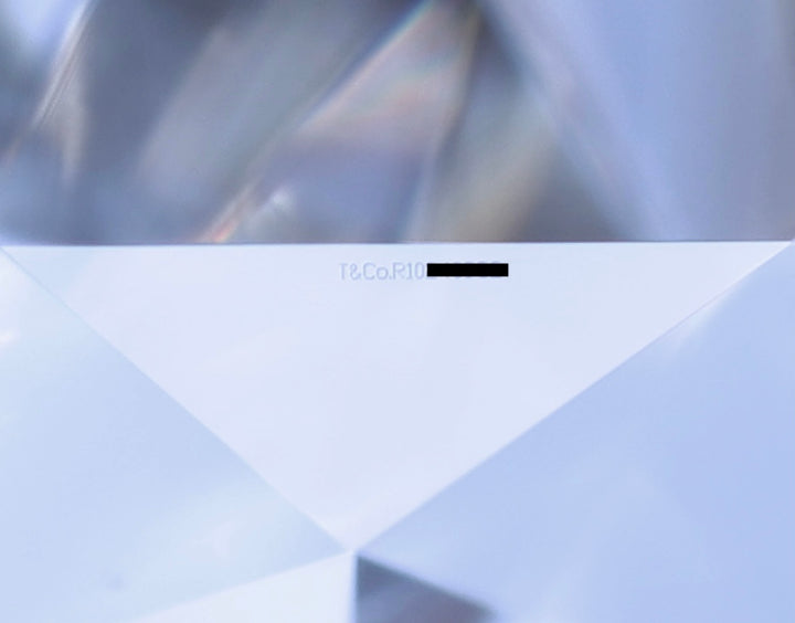 Tiffany & Co. Platinum .95ct E VS2 Oval Diamond Engagement Ring