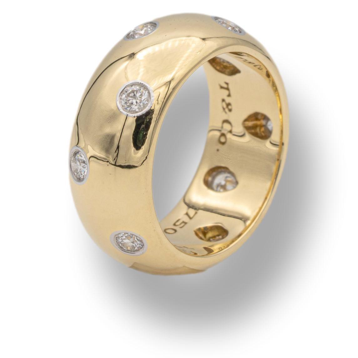 Tiffany & Co. - Platinum & 18K Yellow Gold Gemset And Diamond