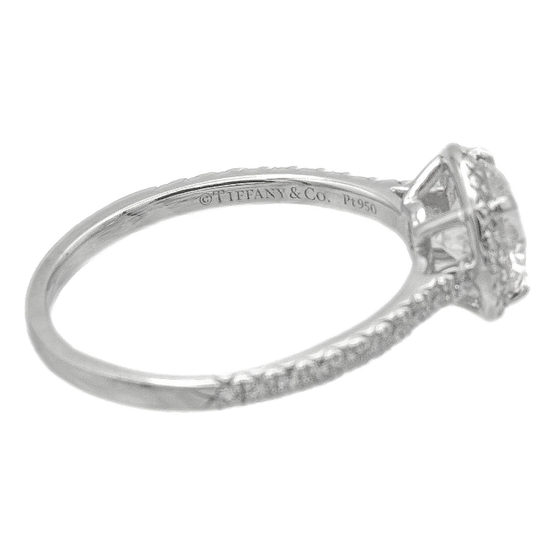 Tiffany & Co. Platinum Round Soleste Diamond Engagement Ring 1.48Cts TW GVVS2