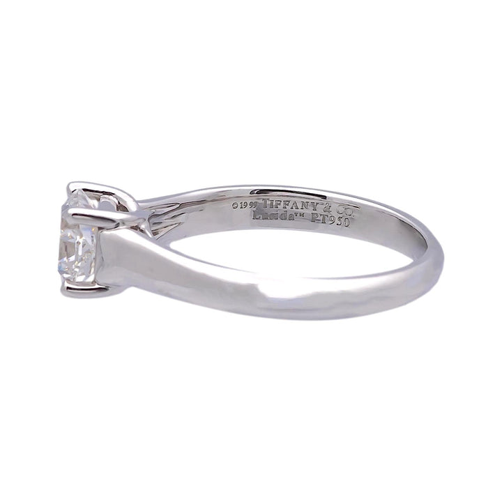 Tiffany & Co. Lucida Diamond Engagement Ring .87ct EVS2 in Platinum